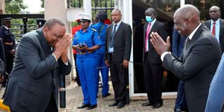 President Uhuru Kenyatta and Deputy President William Ruto 
