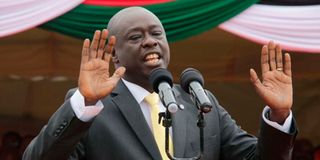 Deputy president-elect Rigathi Gachagua 