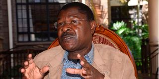 Ford Kenya Party leader Moses Wetangula.