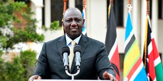 President-elect William Ruto 