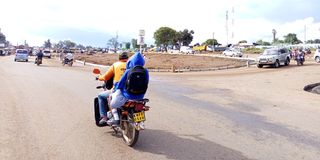 Kipsongo street in Kitale town