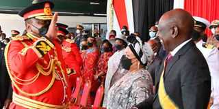 President Uhuru Kenyatta, and President-elect William Ruto