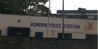 Bondeni Police station