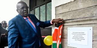 Education Cabinet Secretary George Magoha