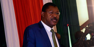 Mr Moses Wetang'ula Speaker