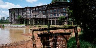 Treetops Lodge where Britain's Queen Elizabeth II of England stayed.
