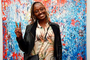 Alexis Wanjiru poses for a photo at the Vitality Fountain Clinic.