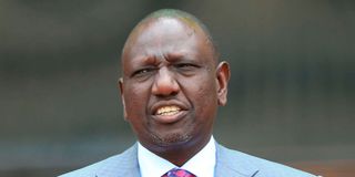 President-elect William Ruto.