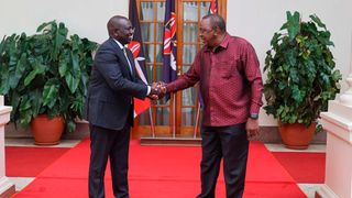 President Uhuru Kenyatta and Deputy President William Ruto 