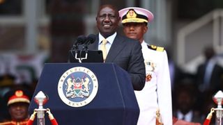 President William Ruto at Kasarani International Stadium