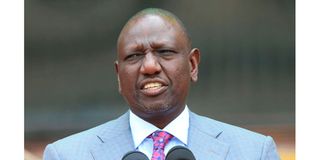 President-elect William Ruto.