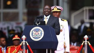 President William Ruto during his inauguration at the Kasarani Stadium on September 13, 2022.