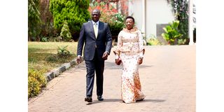 President William Ruto and First Lady Rachel Ruto.