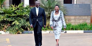 President William Ruto and First Lady Rachel Ruto.