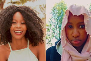 Ms Sarah Idebe and Ms Maimuna Mikidadi.