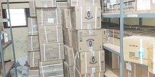 drugs stored at Isiolo Referral Hospital