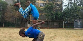 Children play in Eastleigh