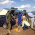 Police officers at Kenol Police Station in Murang’a inspect bhang