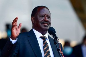 Azimio la Umoja One Kenya leader Raila Odinga.