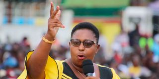 Former Malindi MP Aisha Jumwa