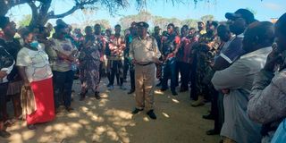 Lamu West Deputy County Commissioner, Charles Kitheka.