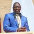 Deputy President William Ruto address believers at Nyayo National stadium during a prayer service.