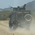 An armored personnel carrier on the Kasiela-Mochongoi road in Baringo South Sub-County, Baringo County on March 08, 2022
