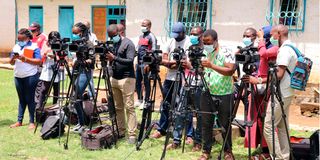 Journalists at a function