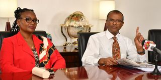 Lawyer Philip Murgor (and Sara Wairimu Cohen