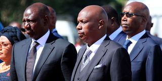 President Daniel Arap Moi kabarak grounds burial army officers police 