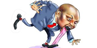 Moses Kuria tongue