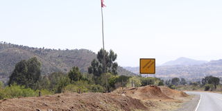 Subuiga road sign