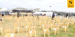 Empty chairs Madaraka Day celebrations Uhuru Gardens Ruto