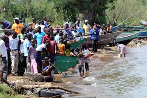 Villagers from Lihunda Beach in Lake Victoria