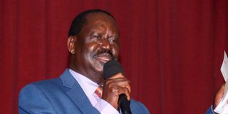 Raila Odinga.