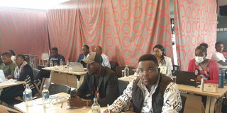 Participants during a stakeholders' meeting held at Ibis Hotel