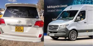 Land Cruiser and Mercedes Benz Sprinter