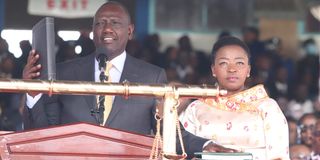 william ruto swearing in photo rachel