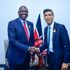 President William Ruto (left) and UK Premier Rishi Sunak photo