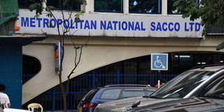 Metropolitan National Sacco Ltd offices at Chai House along Koinange street 