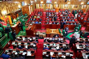 Members of Parliament take the oath of office at the National Assembly