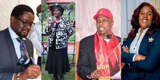 Kennedy Musyoka, Christina Pratt, Gideon Moi and Winnie Odinga