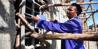 Patricia Muthoni, the owner of Patini Glassmart