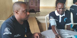 Diabetes blood pressure test