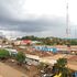 An aerial view of a section of Kitale town. The county government is giving the town a facelift.