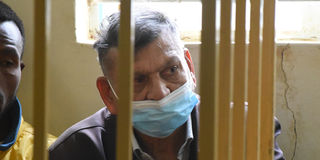 Hasmokh Dodhia, an employee of Ken Knit, charged in an Eldoret Court with defiling his house help's 16 year old daughter