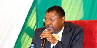 National Assembly Speaker Moses Wetangula