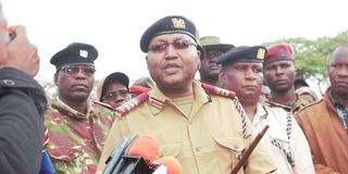 Murang’a county commissioner Karuku Ngumo.