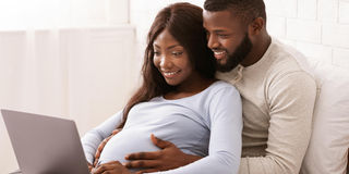 Your partner is a great shoulder to lean on while you are waiting for baby to arrive.