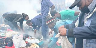 Gikomba market fire 